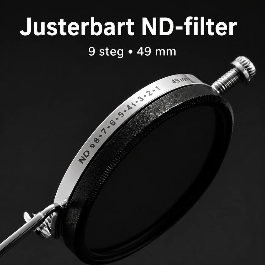 Polariserade ND-solglasögon med 9 justerbara lägen