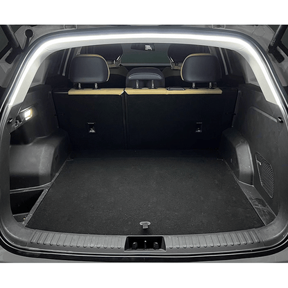 Dynamisk flytande ljuslist för bagageutrymme