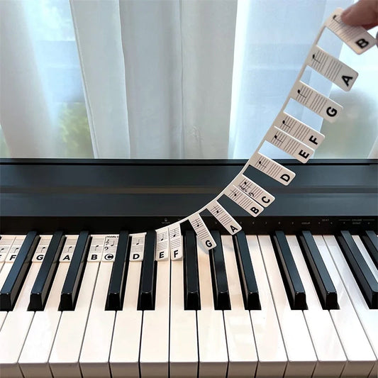 KeyboardLabel – Avtagbara silikonetiketter för piano och keyboard