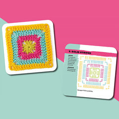 CrochetCards: Guidekort för Virkade Rutor - Komplett Set