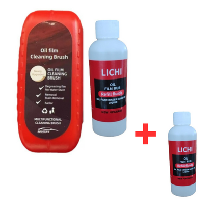 GlassCoating - Bilglasbehandling & Oljefilmsborttagare med Borste