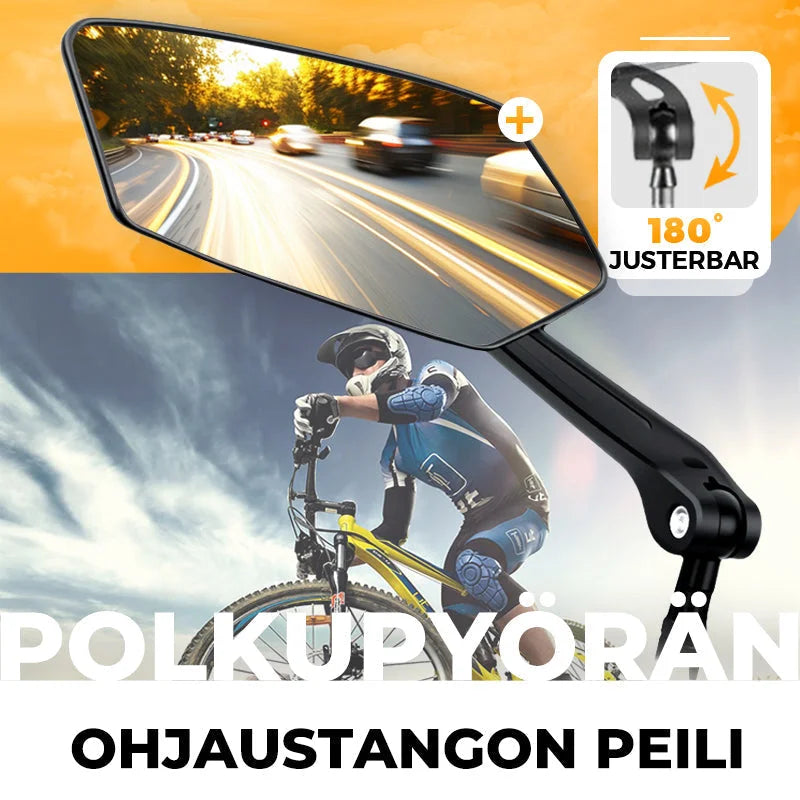 Justerbar backspegel för cykelstyre