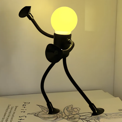 Ledsen™ FigureLamp 1+1 GRATIS: Nattlampa med Mjukt Ljus och Flexibel Figur