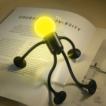 Ledsen™ FigureLamp 1+1 GRATIS: Nattlampa med Mjukt Ljus och Flexibel Figur