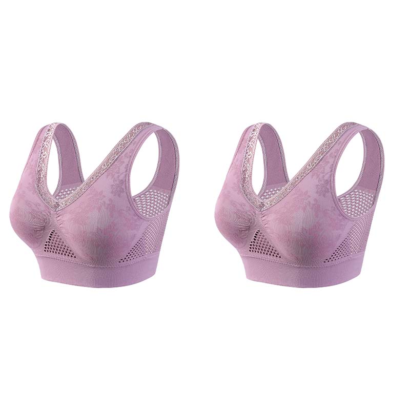 【✨1+1 gratis – 2 st】Bekväm lyftande behå i ren bomull utan knappar