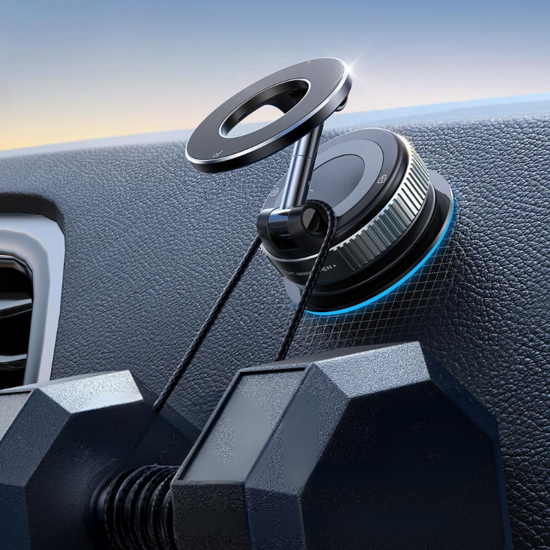 Holder360° MagneticMount 1+1 GRATIS: Magnetisk Telefonhållare med 360° Rotation