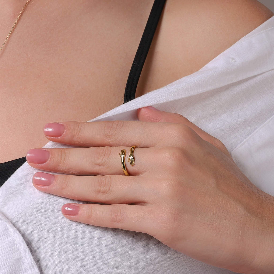 Jewelance™ HugRing: Justerbar kramring med omfamnande design