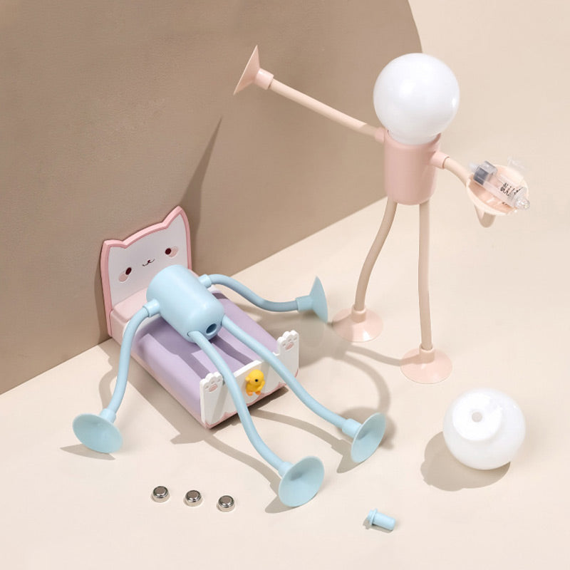 Ledsen™ FigureLamp 1+1 GRATIS: Nattlampa med Mjukt Ljus och Flexibel Figur