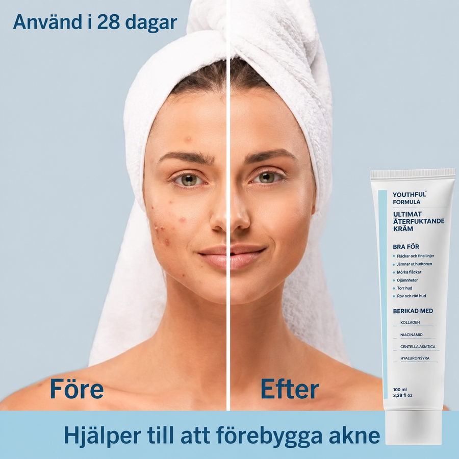 Återfuktande ansiktskräm med kollagen och niacinamid