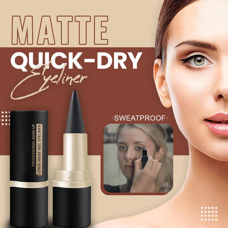 💧 KÖP 1, FÅ 1 GRATIS! ✨ Snabbtorkande Eyeliner – Smudge-Proof, Vattenresistent & Precist Penselspets 🎭✨