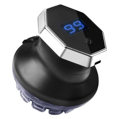 Cirkulär elektrisk hårklippare med LED-display