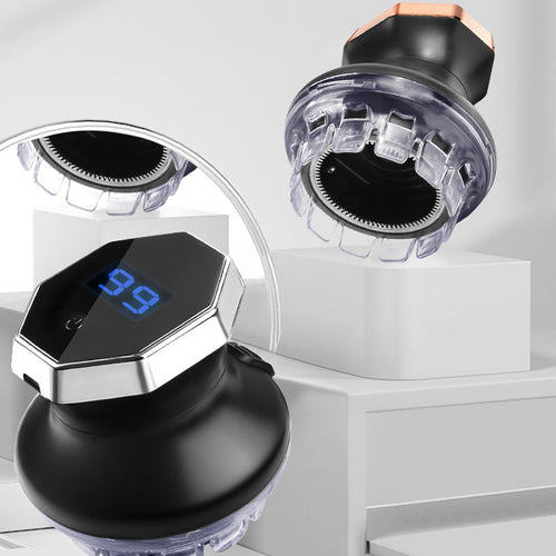 Cirkulär elektrisk hårklippare med LED-display