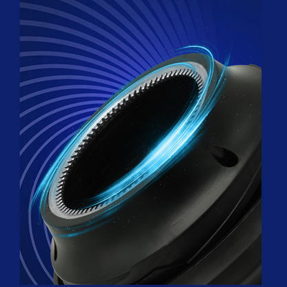 Cirkulär elektrisk hårklippare med LED-display