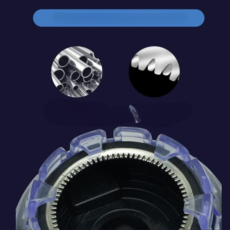 Cirkulär elektrisk hårklippare med LED-display