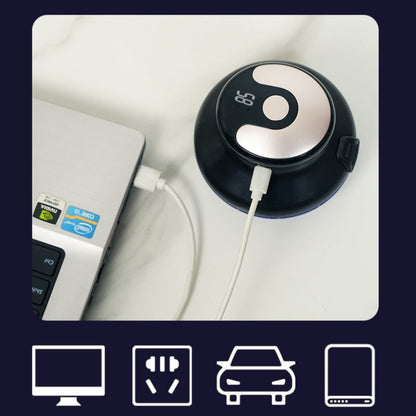 Cirkulär elektrisk hårklippare med LED-display