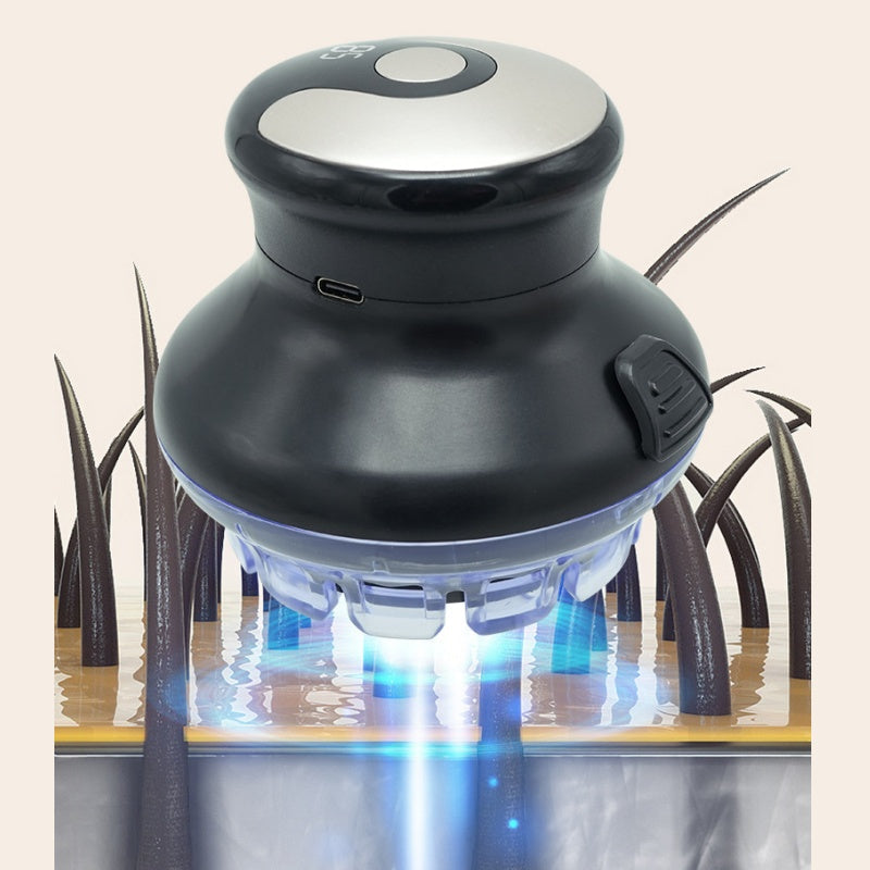 Cirkulär elektrisk hårklippare med LED-display