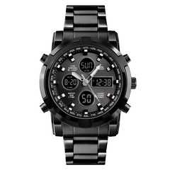 💦⏰ Herrklockor – Vattentäta Militärstil (Analog-Digital)